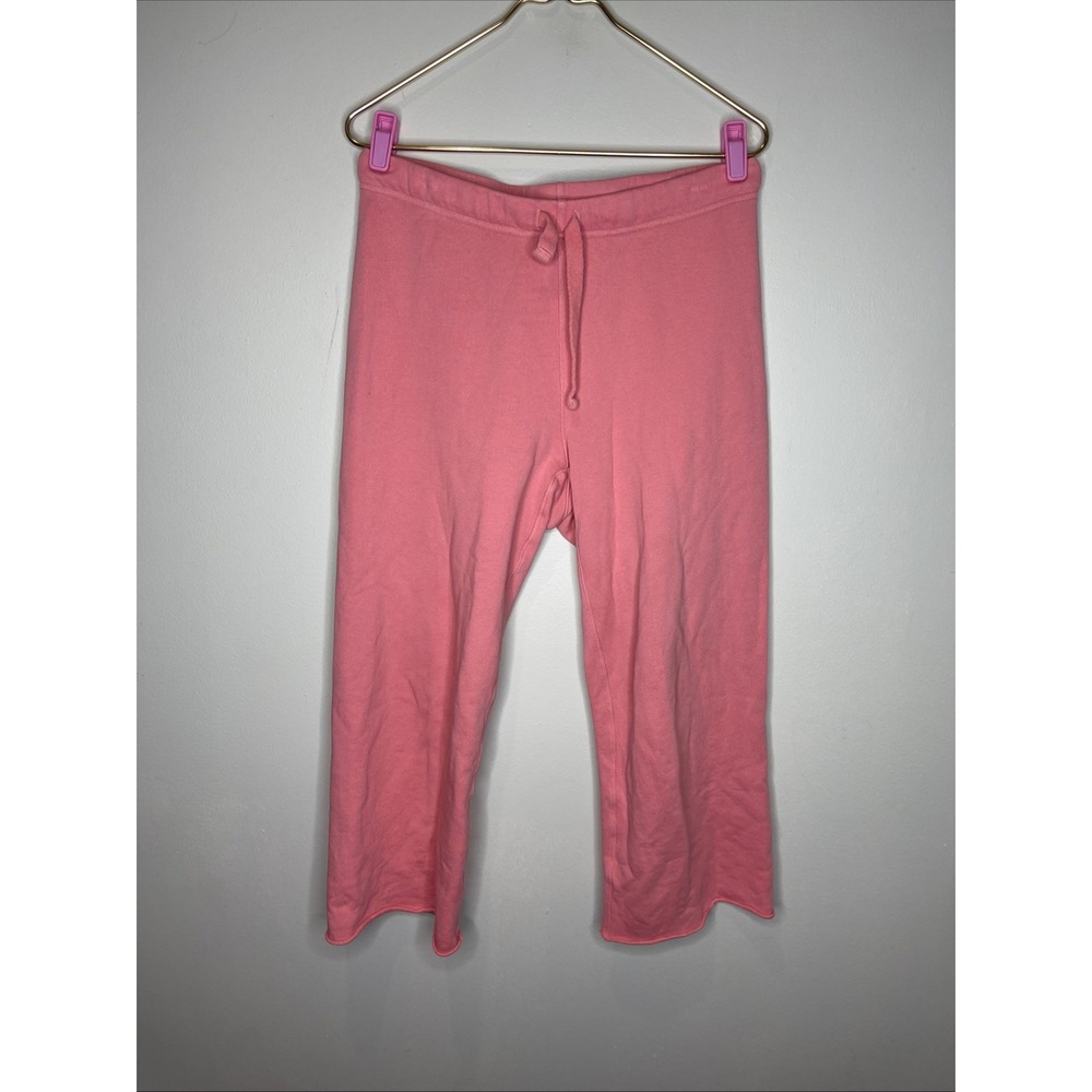 Frank & Eileen Cotton Pink Cropped Sweatpant Small S‎